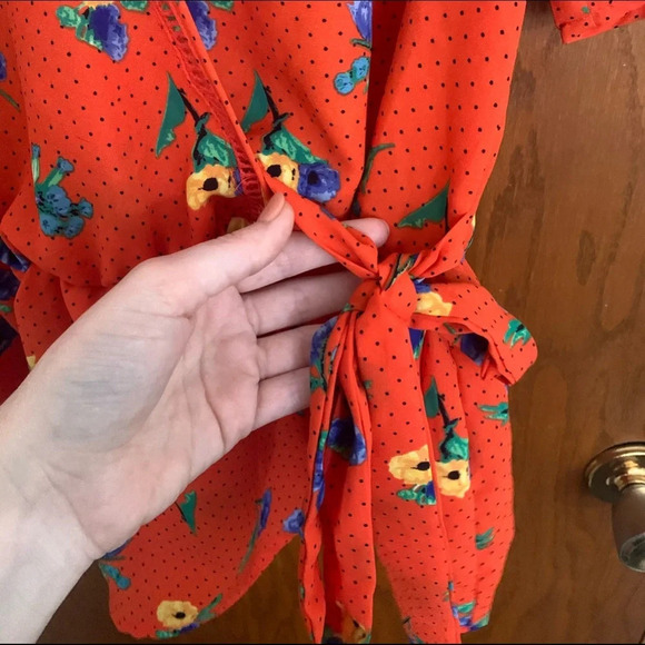 Sienna Sky Floral Wrap Blouse - Picture 3 of 5